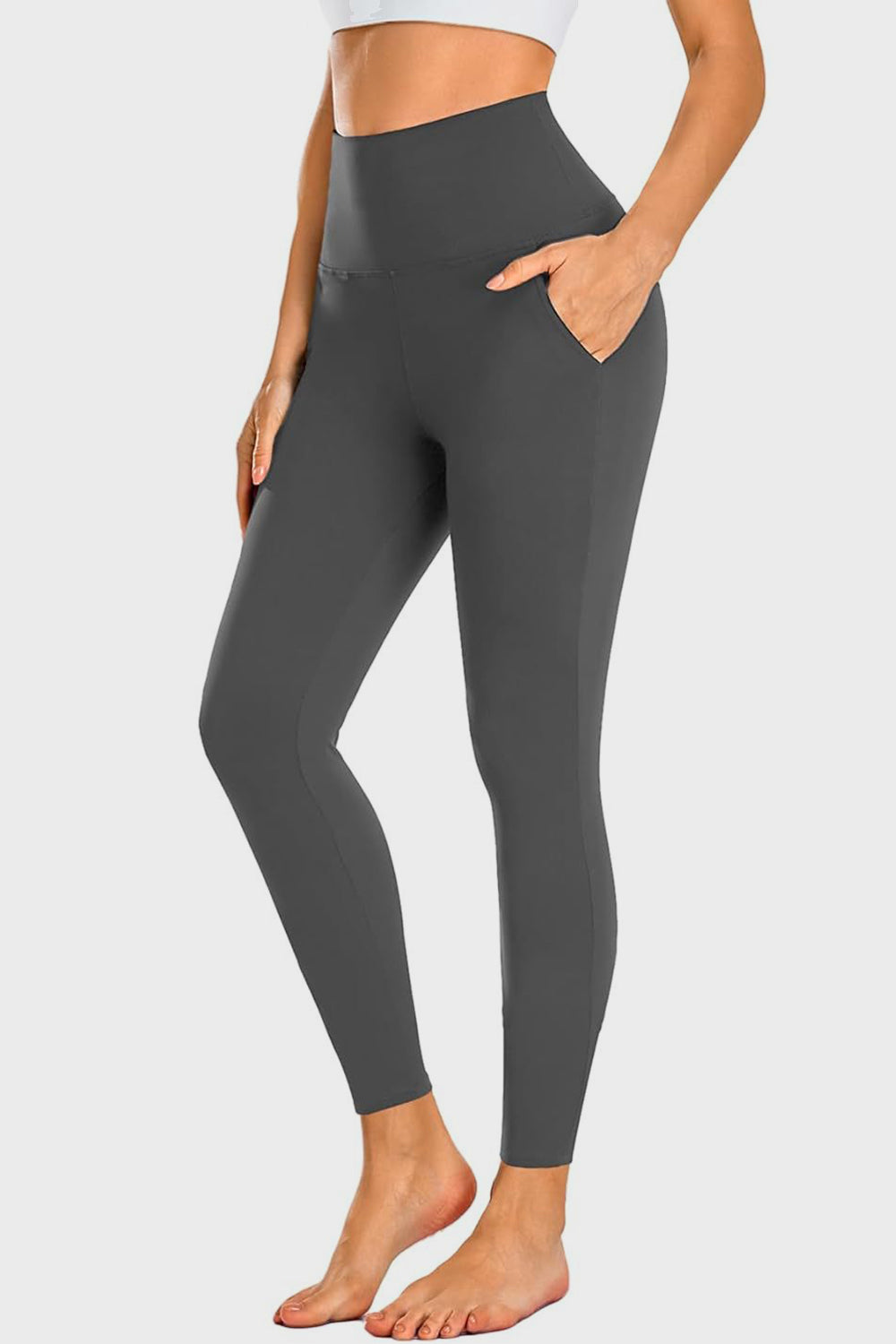 Pocketed High Waist Active Leggings - Luxe4Everyday Leggings