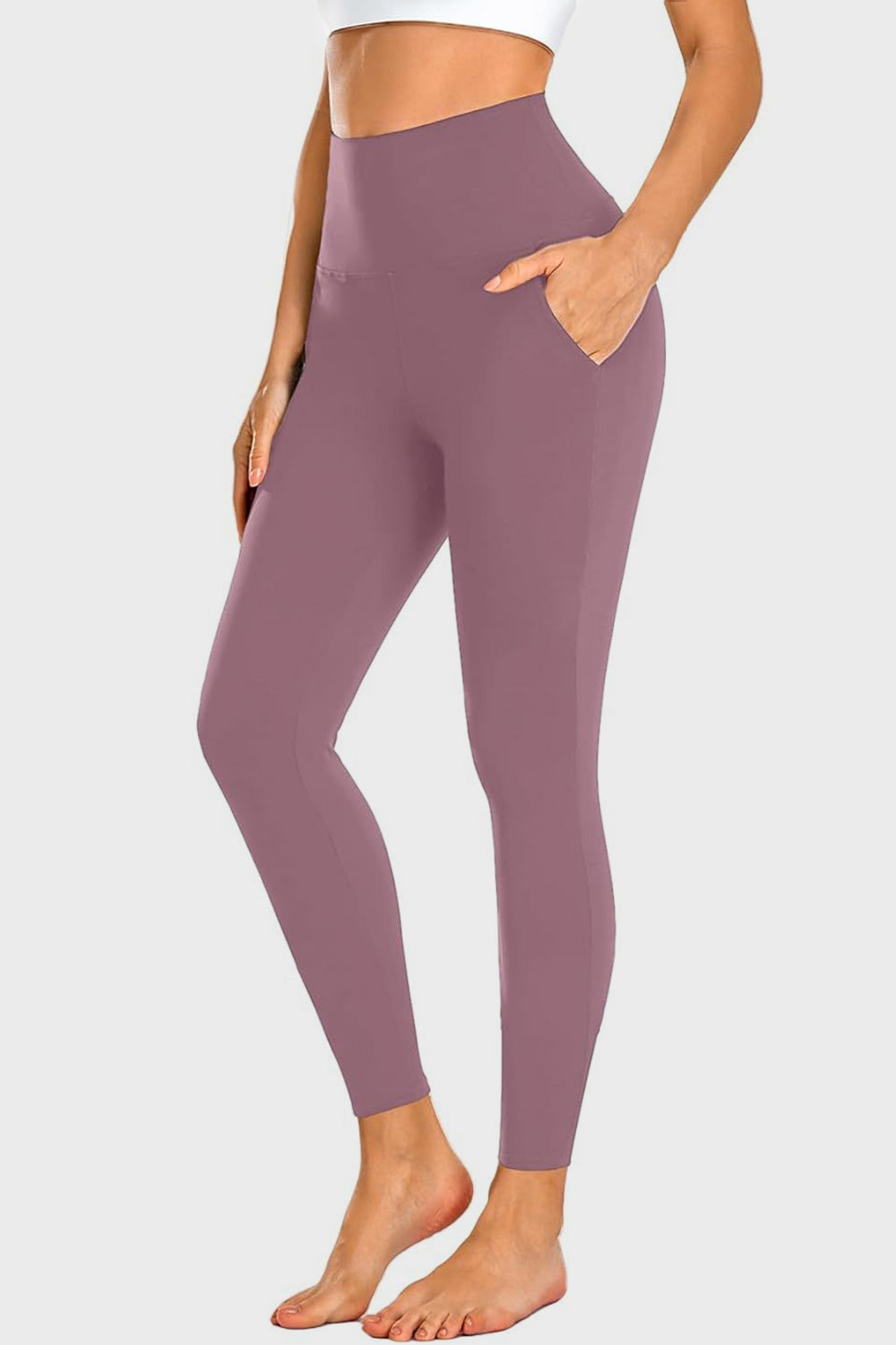 Pocketed High Waist Active Leggings - Luxe4Everyday Leggings