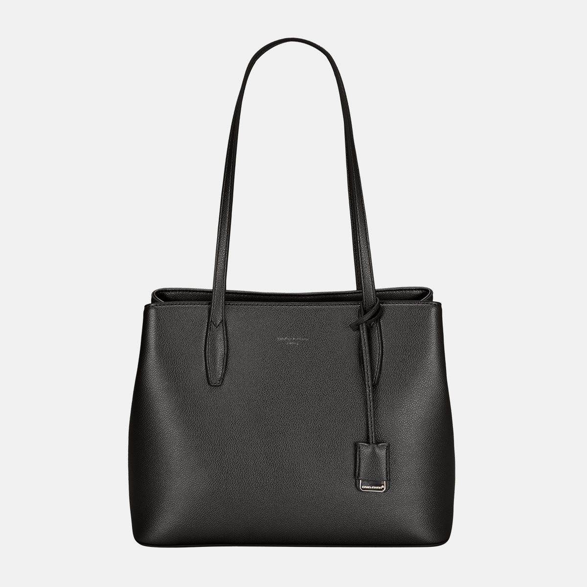 David Jones PU Leather Handbag - Luxe4Everyday Black / One Size Bags