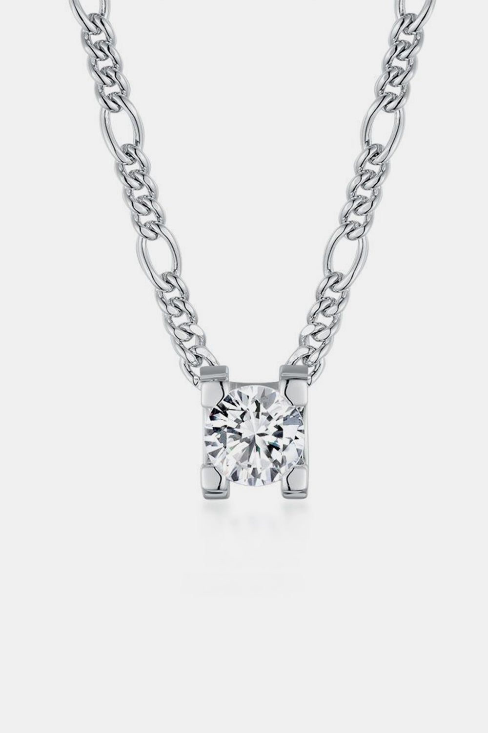 2 Carat Moissanite 925 Sterling Silver Pendant Necklace - Luxe4Everyday Necklace