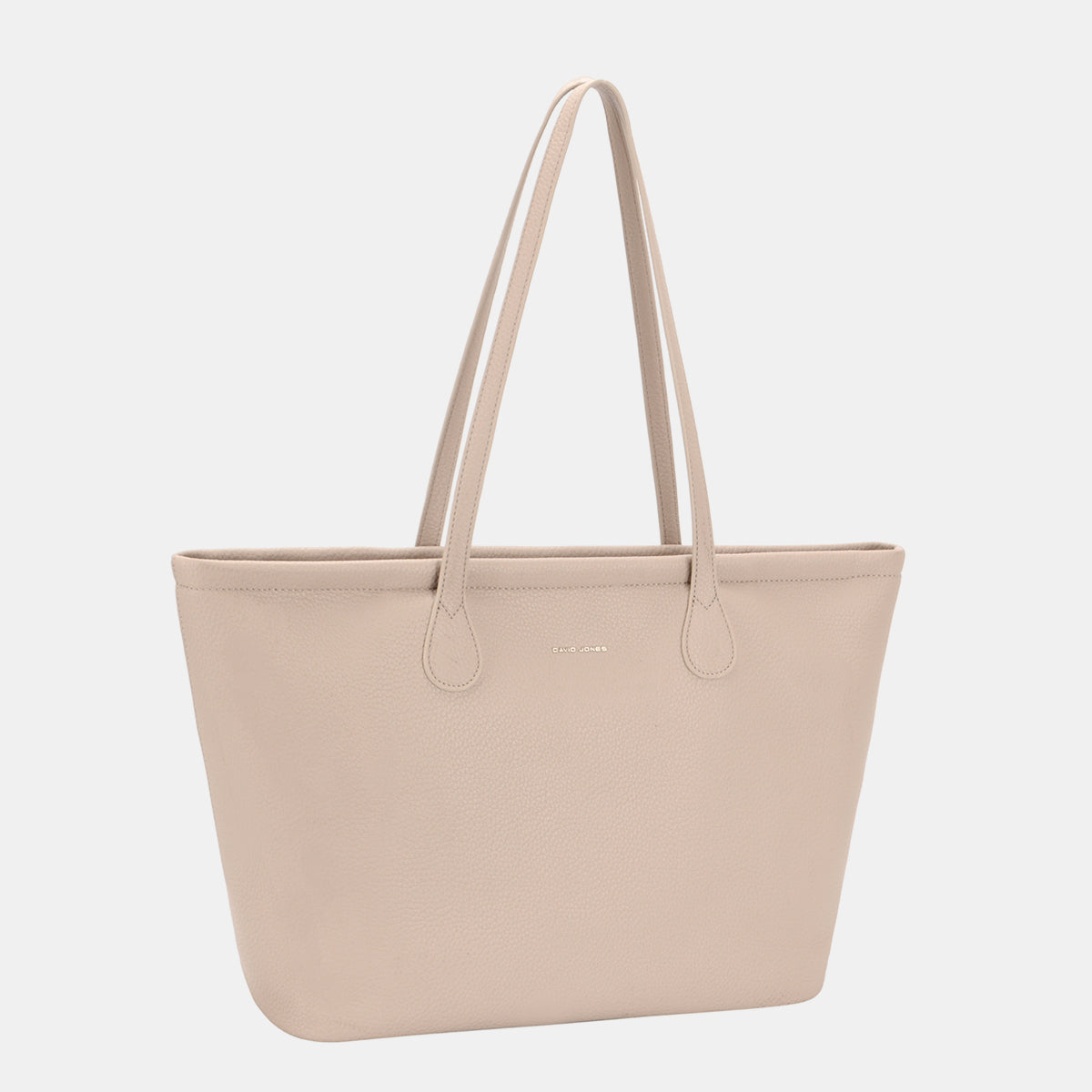 David Jones PU Leather Tote Bag - Luxe4Everyday Gravel / One Size Bags