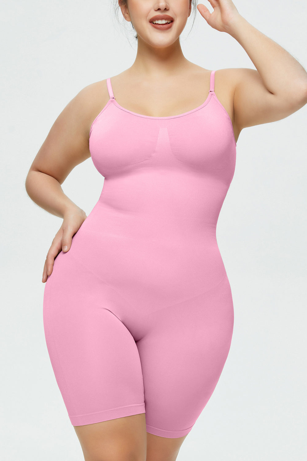 Full Size Spaghetti Strap Shaping Romper - Luxe4Everyday Shapewear