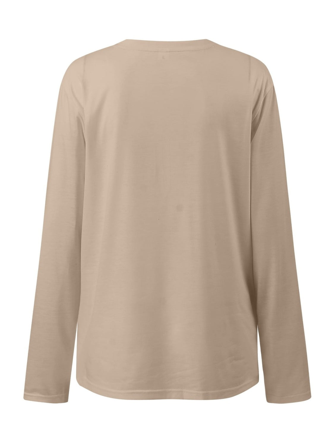 Ruched Round Neck Long Sleeve T-Shirt - Luxe4Everyday shirt