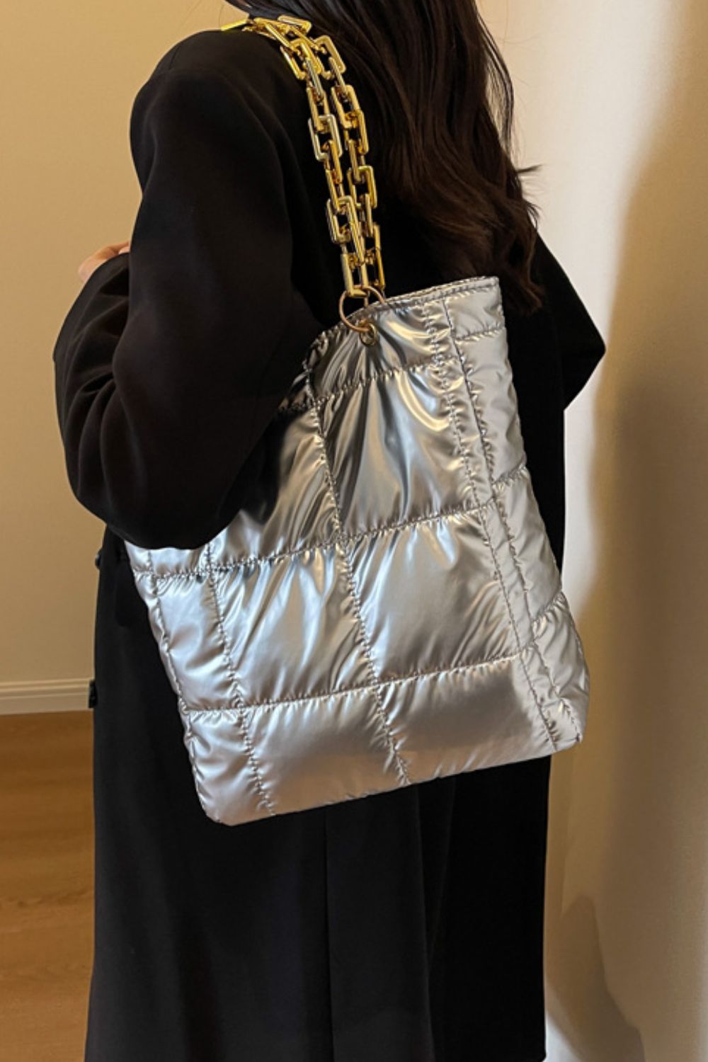 Bubble Texture Chain Handbag - Luxe4Everyday Bags