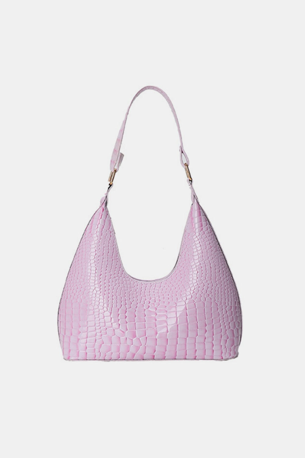 PU Leather Stone Texture Shoulder Bag - Luxe4Everyday Pink / One Size Bags