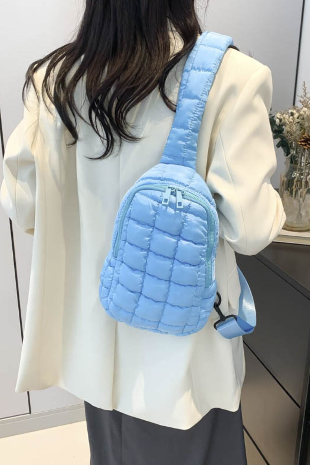 Quilted Nylon Crossbody Bag - Luxe4Everyday Bags