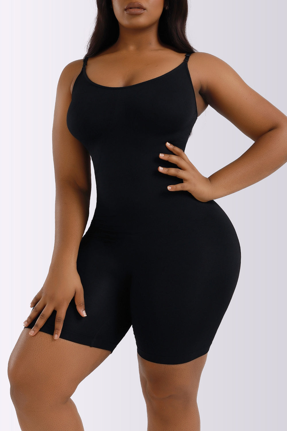 Full Size Spaghetti Strap Shaping Romper - Luxe4Everyday Shapewear