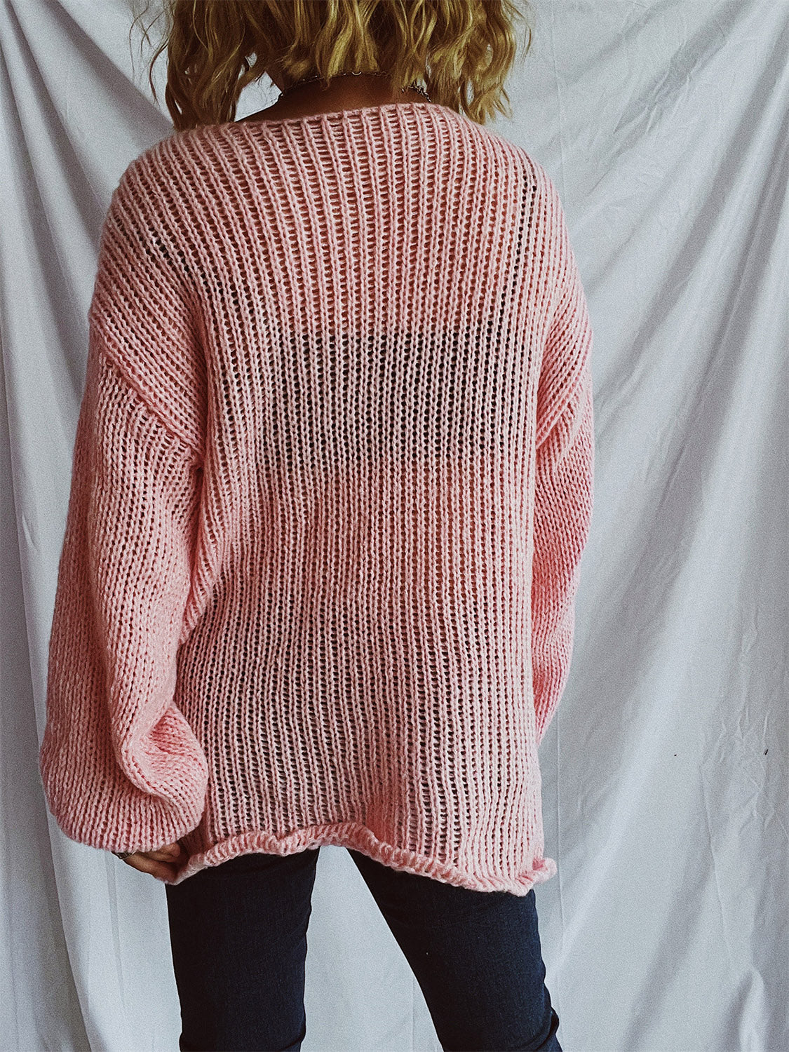 Boat Neck Dropped Shoulder Sweater - Luxe4Everyday Sweater