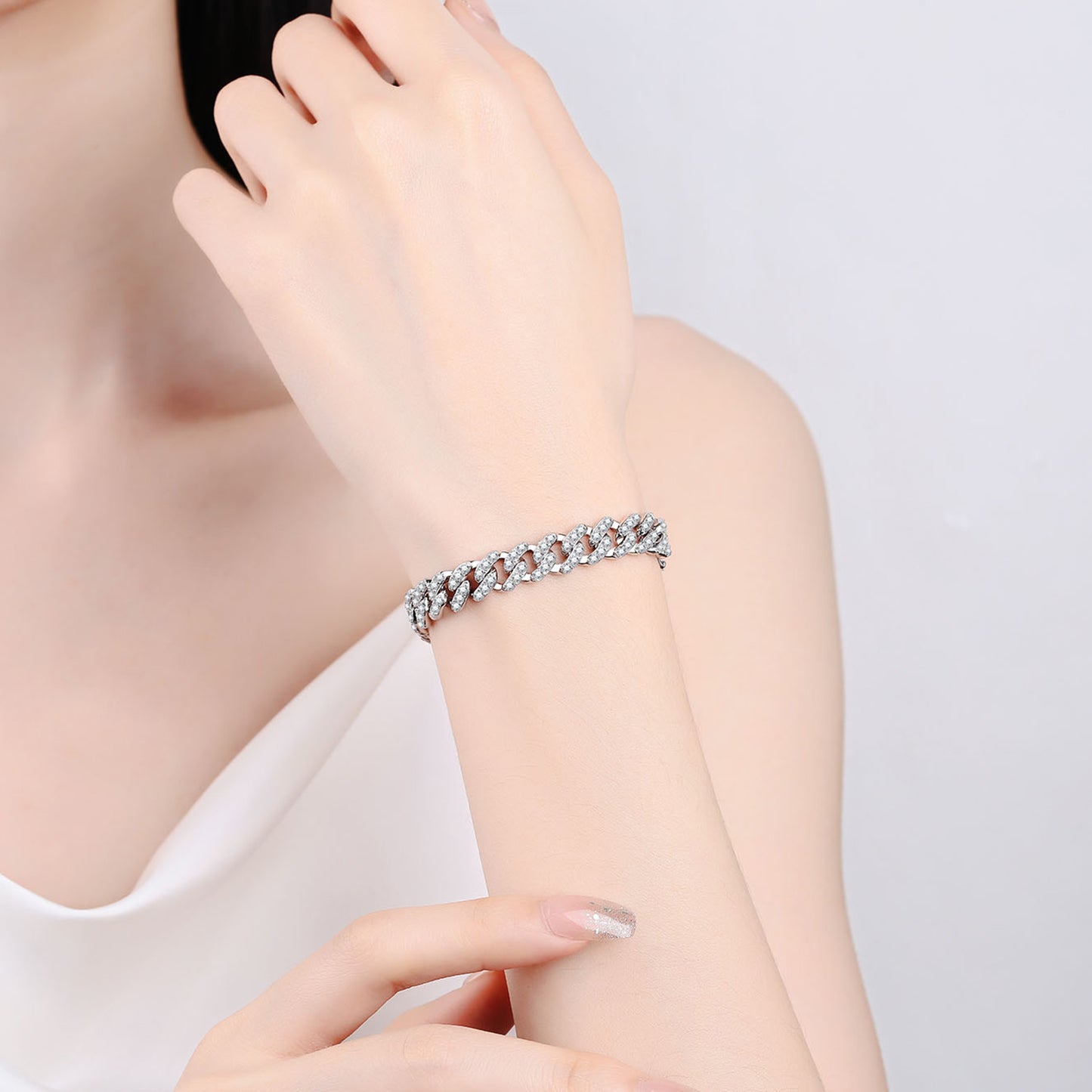 4.63 Carat Moissanite 925 Sterling Silver Bracelet - Luxe4Everyday Bracelet