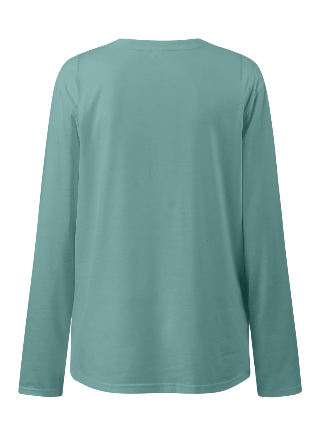 Ruched Round Neck Long Sleeve T-Shirt - Luxe4Everyday shirt