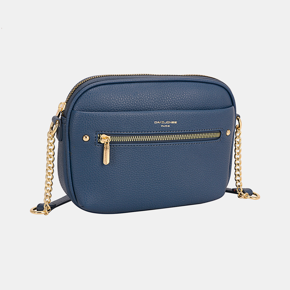 David Jones Chain Detail Small Crossbody Bag - Luxe4Everyday Navy / One Size Crossbody Bag