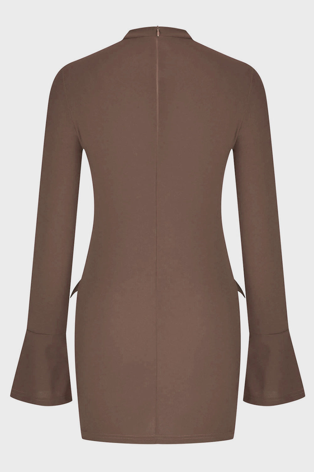 Mock Neck Long Sleeve Mini Dress - Luxe4Everyday dress