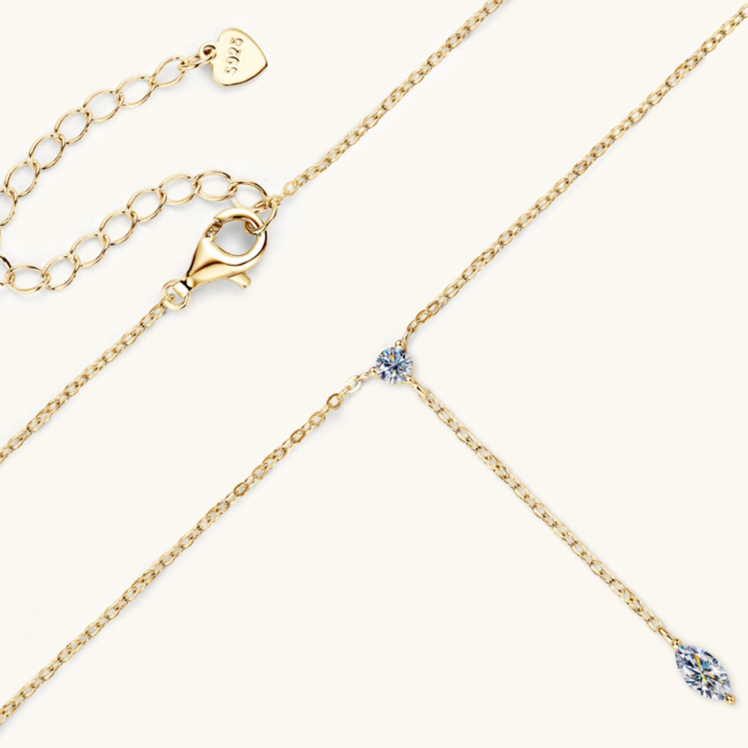 Moissanite 925 Sterling Silver Necklace - Luxe4Everyday Necklace