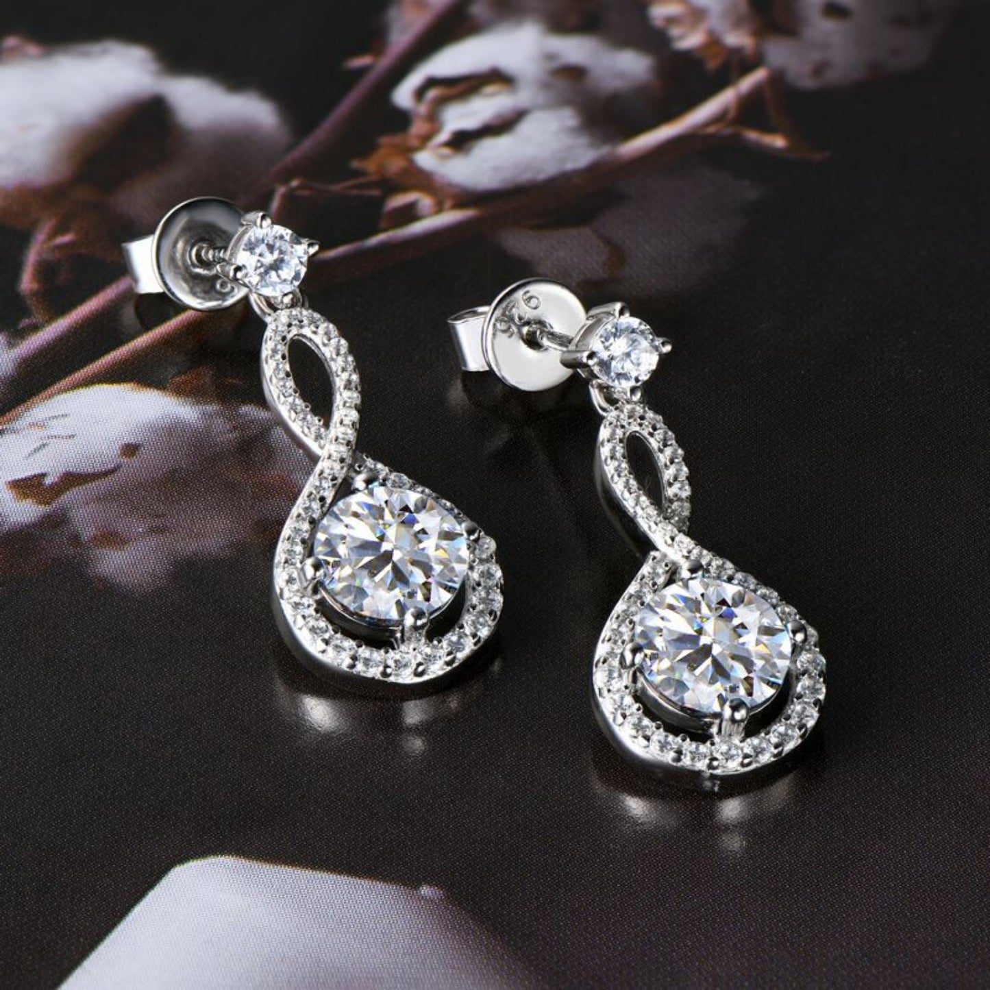 1 Carat Moissanite 925 Sterling Silver Earrings - Luxe4Everyday Earrings