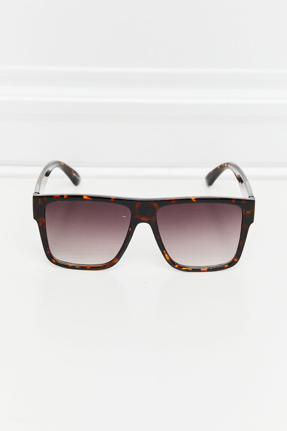 Tortoiseshell Square Full Rim Sunglasses - Luxe4Everyday Tangerine / One Size sunglasses