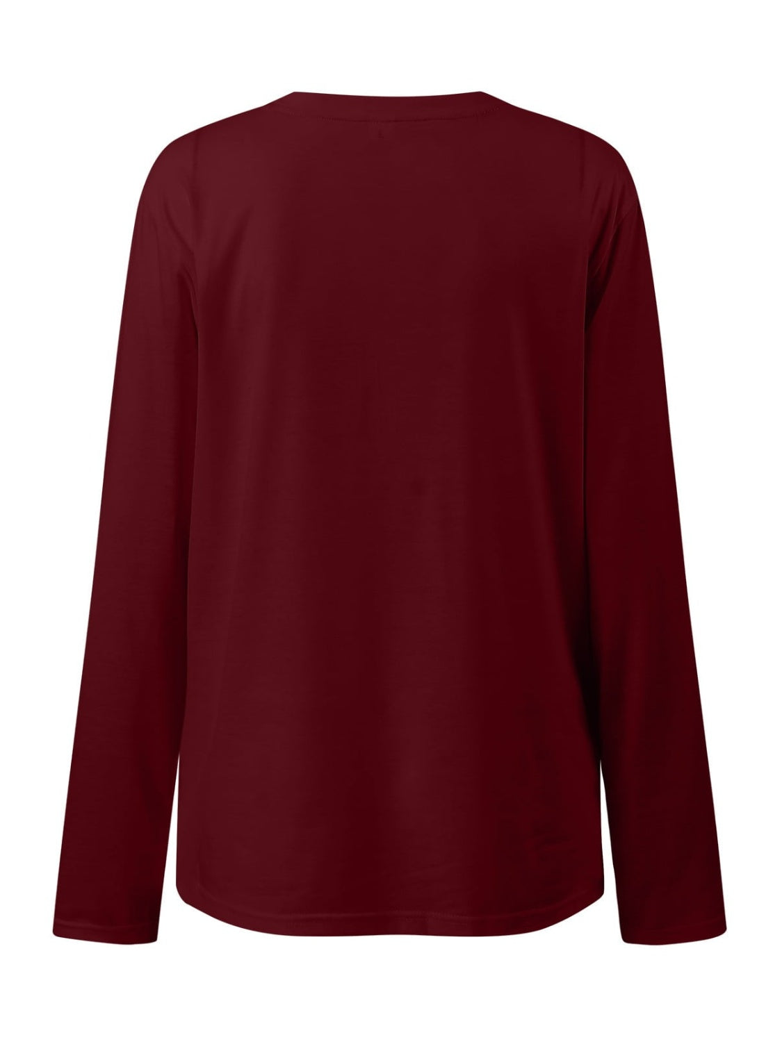 Ruched Round Neck Long Sleeve T-Shirt - Luxe4Everyday shirt