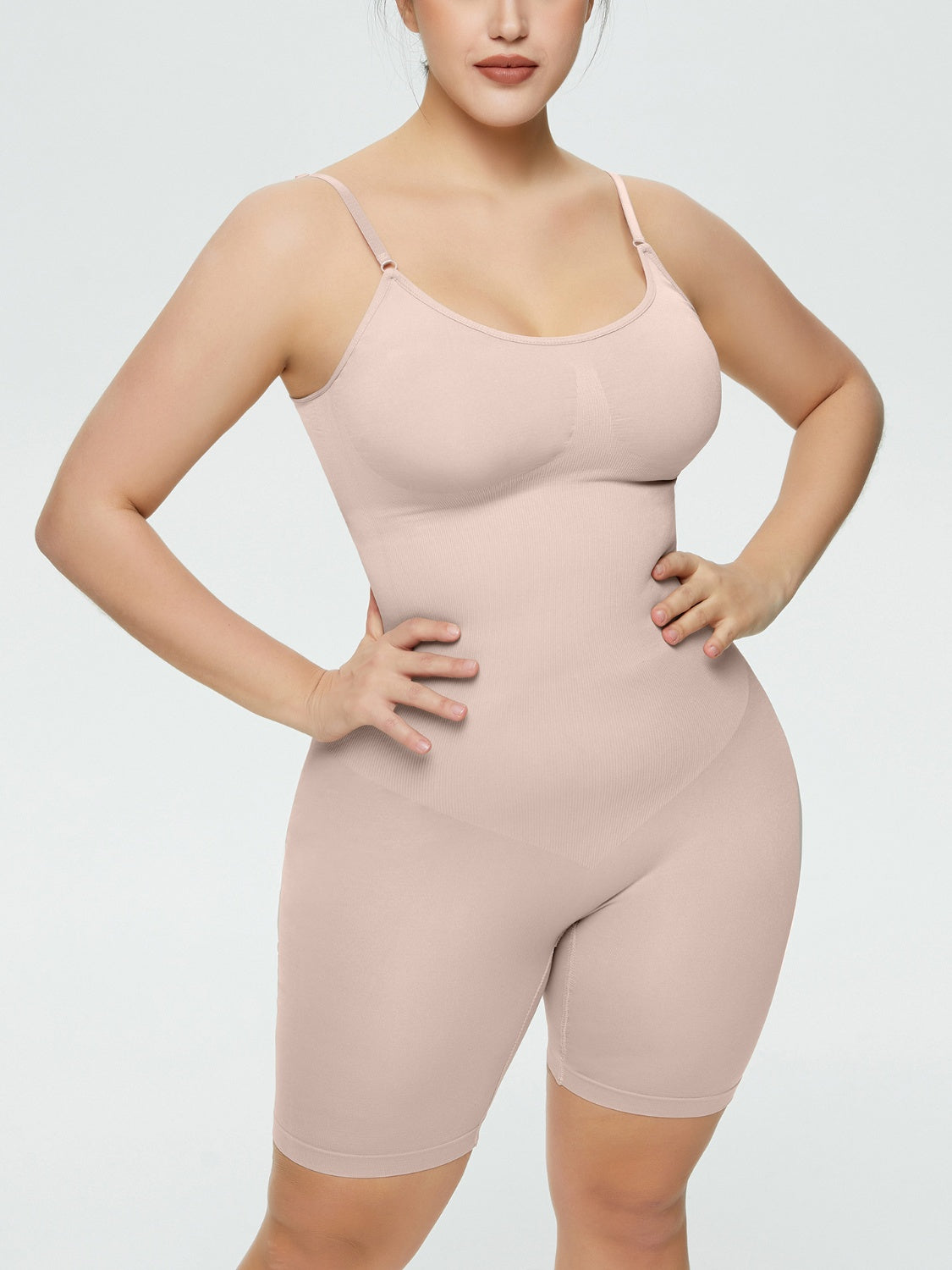 Full Size Spaghetti Strap Shaping Romper - Luxe4Everyday Shapewear