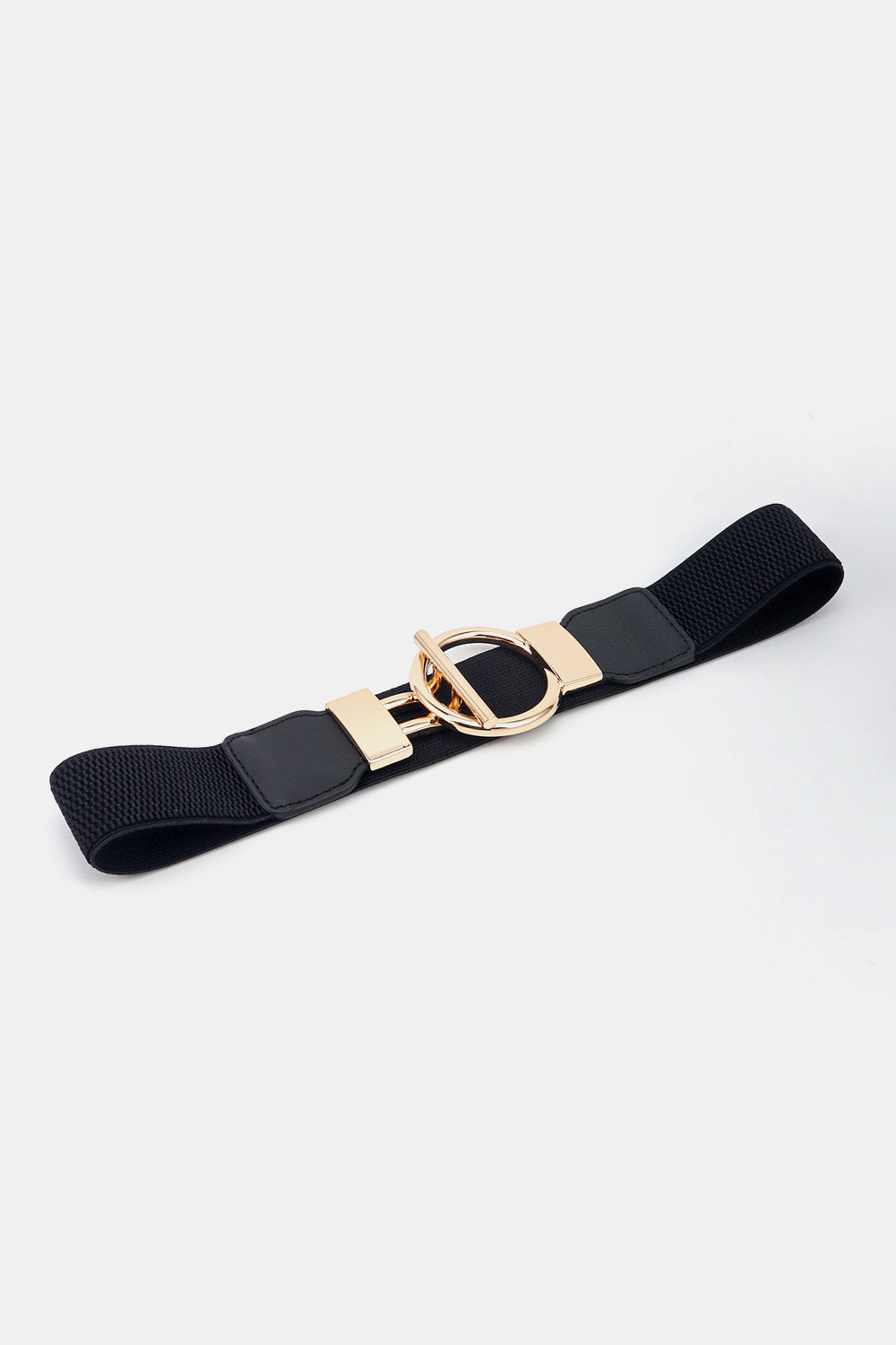 Circle Shape Buckle Zinc Alloy Buckle PU Leather Belt - Luxe4Everyday Belt