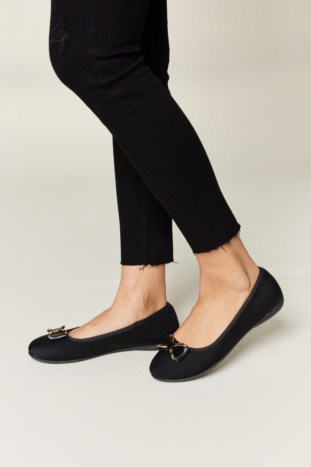 Forever Link Metal Buckle Flat Loafers - Luxe4Everyday Shoes