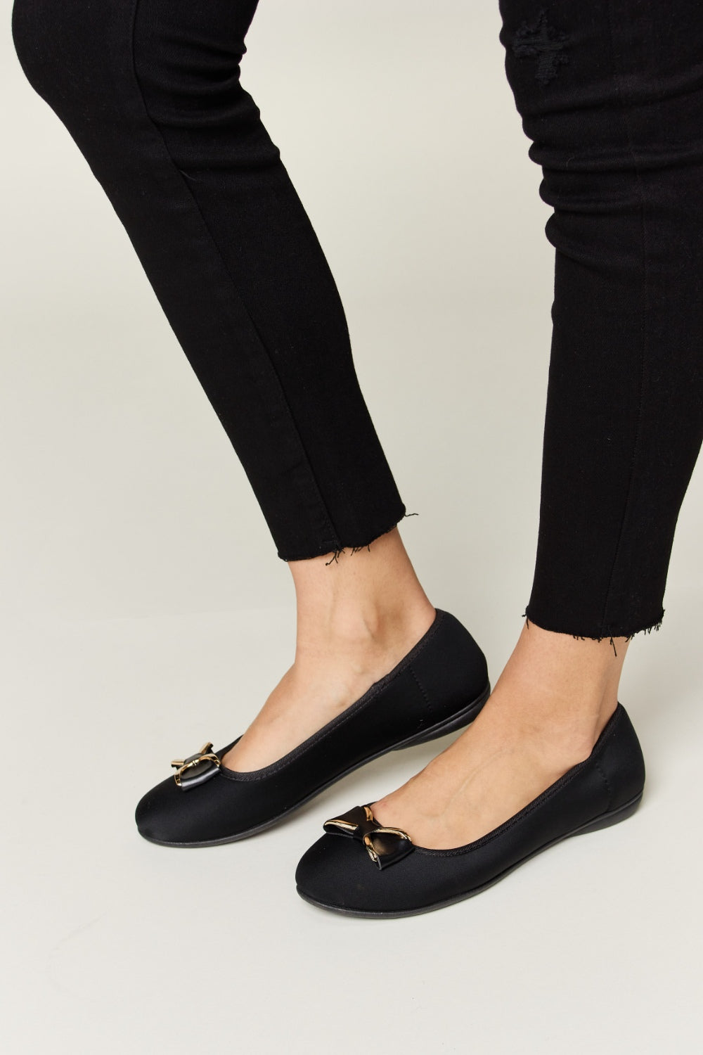 Forever Link Metal Buckle Flat Loafers - Luxe4Everyday Shoes