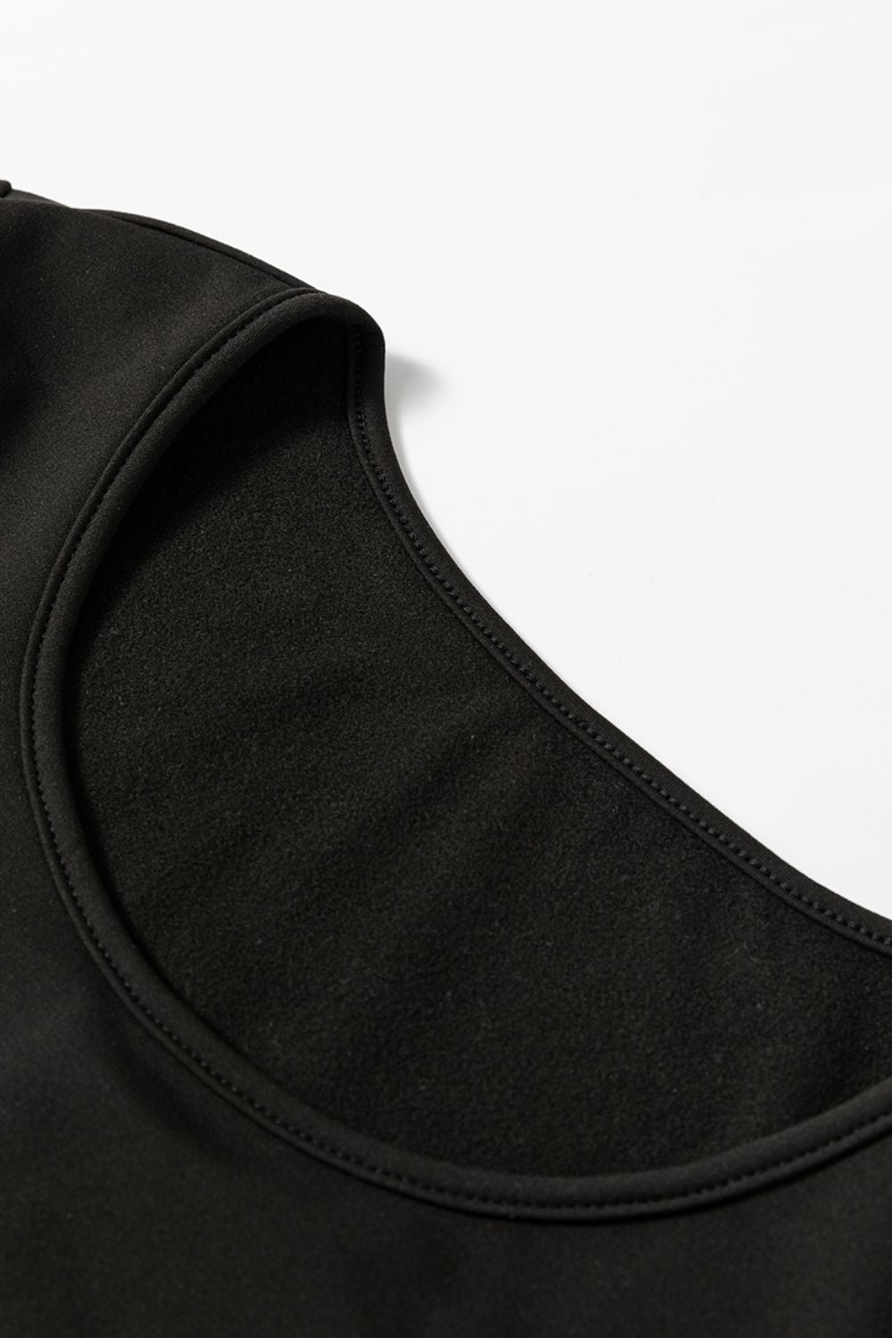 Round Neck Long Sleeve Top - Luxe4Everyday Black / S Shirts