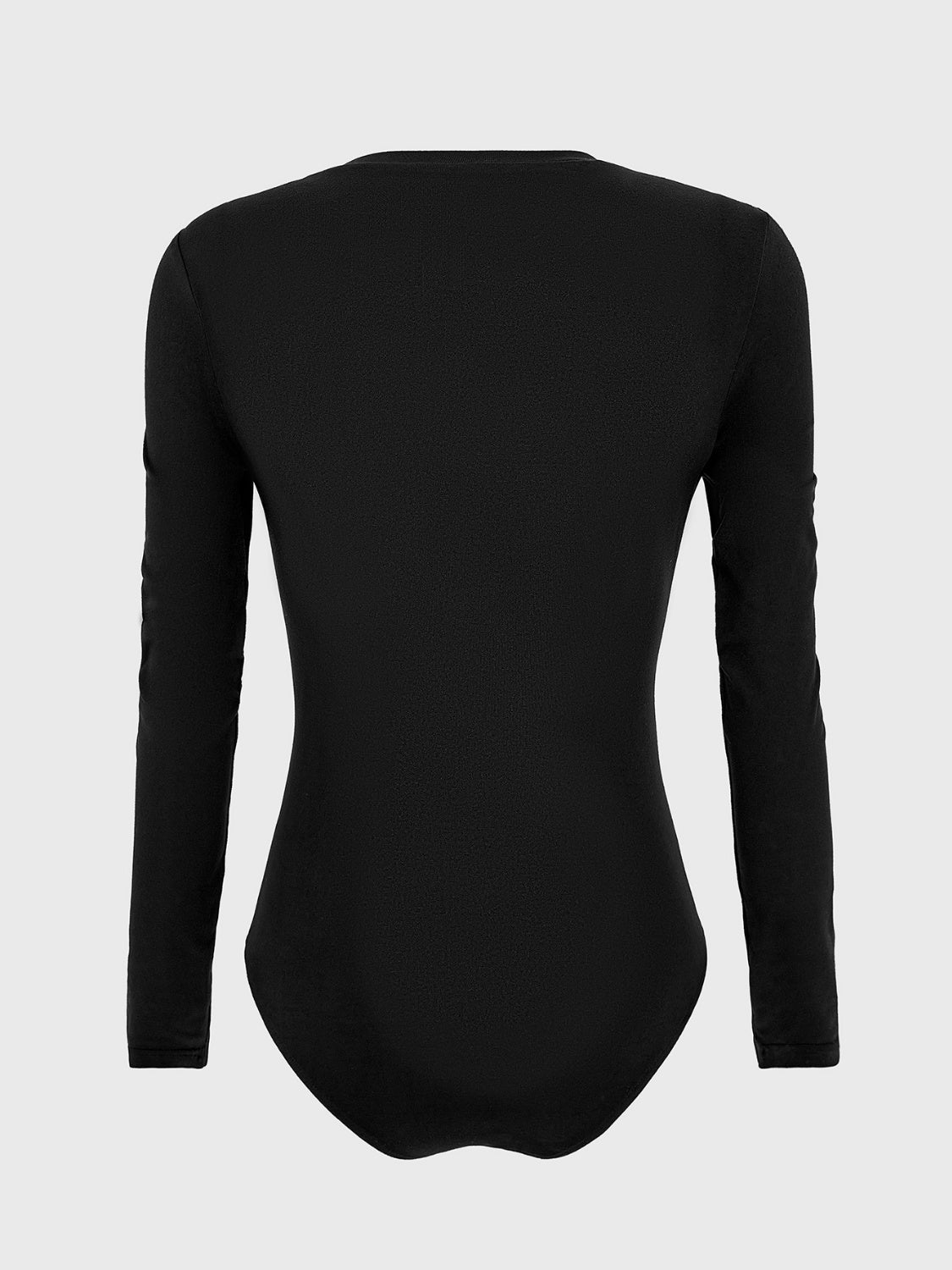 Round Neck Long Sleeve Bodysuit - Luxe4Everyday Bodysuit