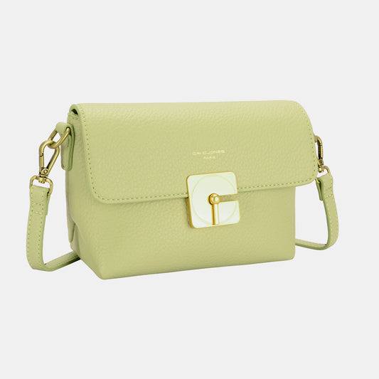 David Jones PU Leather Crossbody Bag - Luxe4Everyday Pistachio / One Size Bags