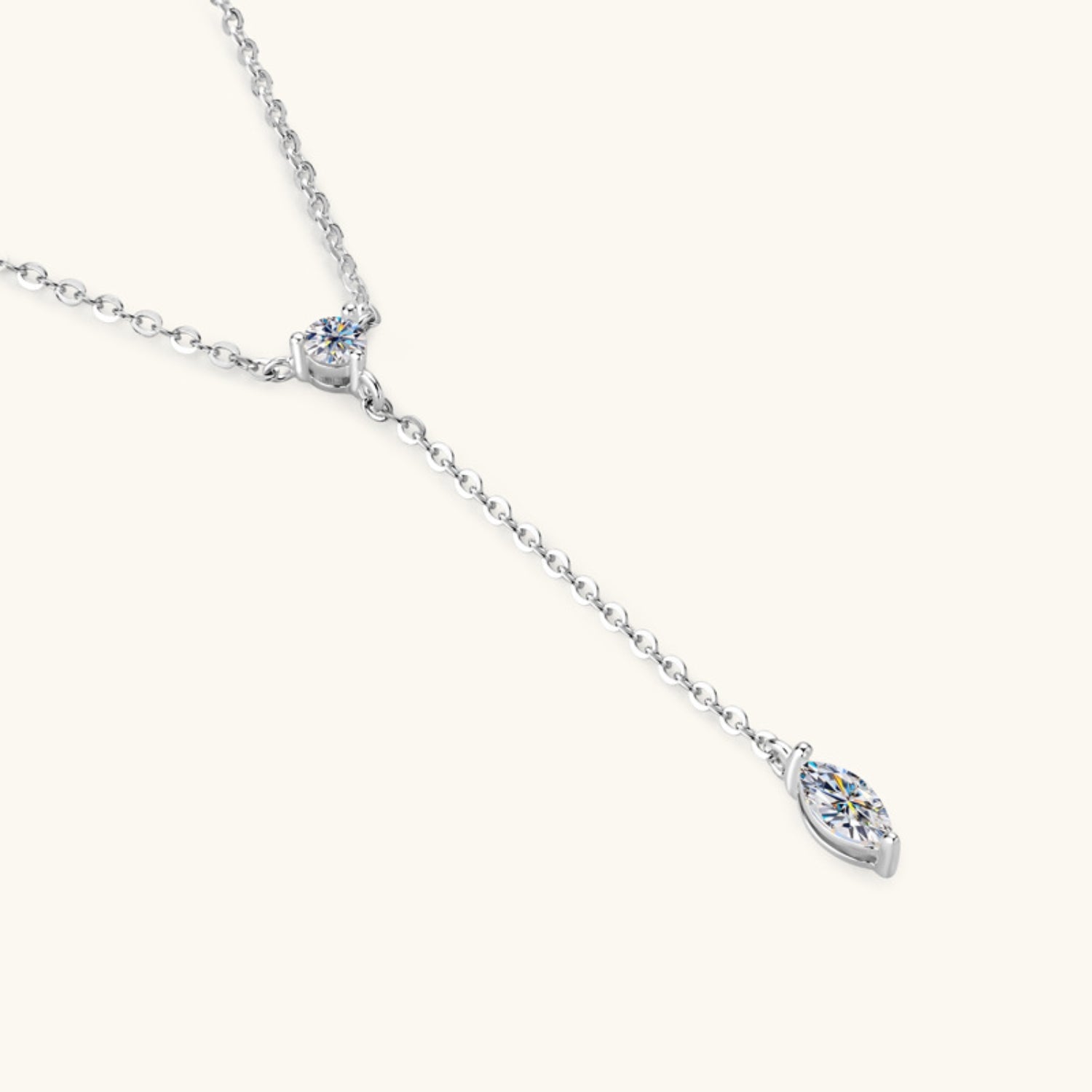 Moissanite 925 Sterling Silver Necklace - Luxe4Everyday Necklace