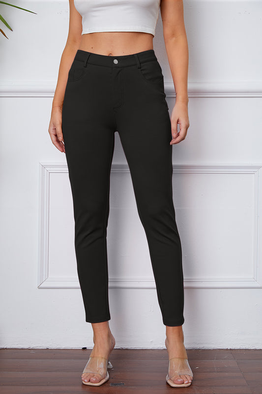 StretchyStitch Pants by Basic Bae - Luxe4Everyday Black / S Pants