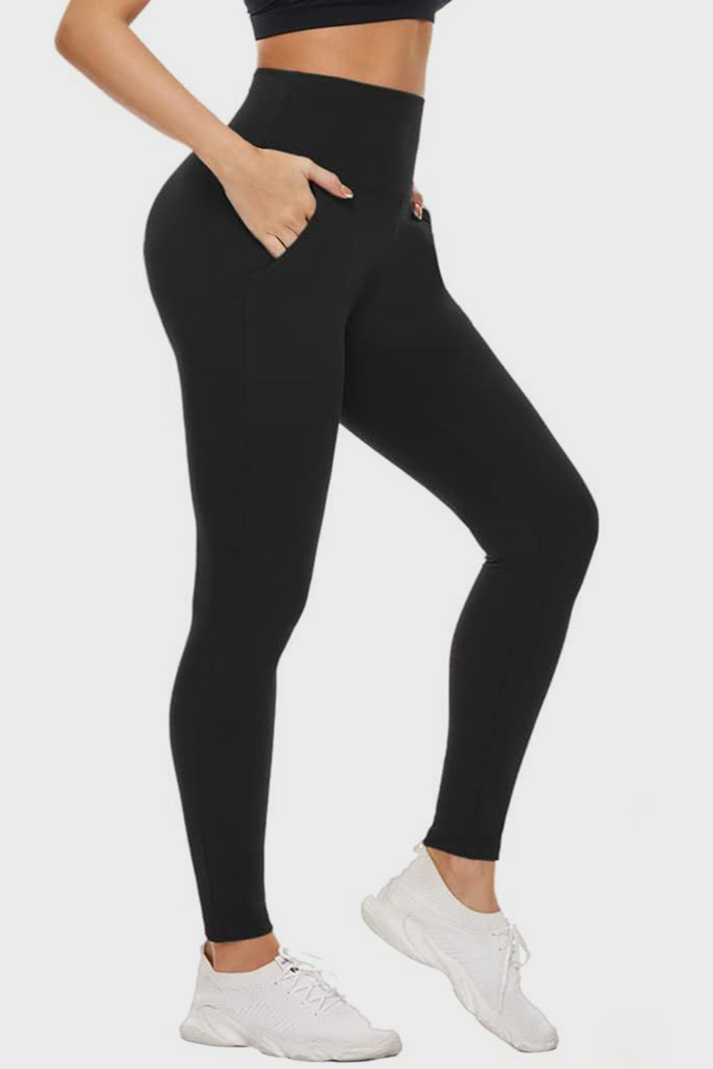 Pocketed High Waist Active Leggings - Luxe4Everyday Leggings