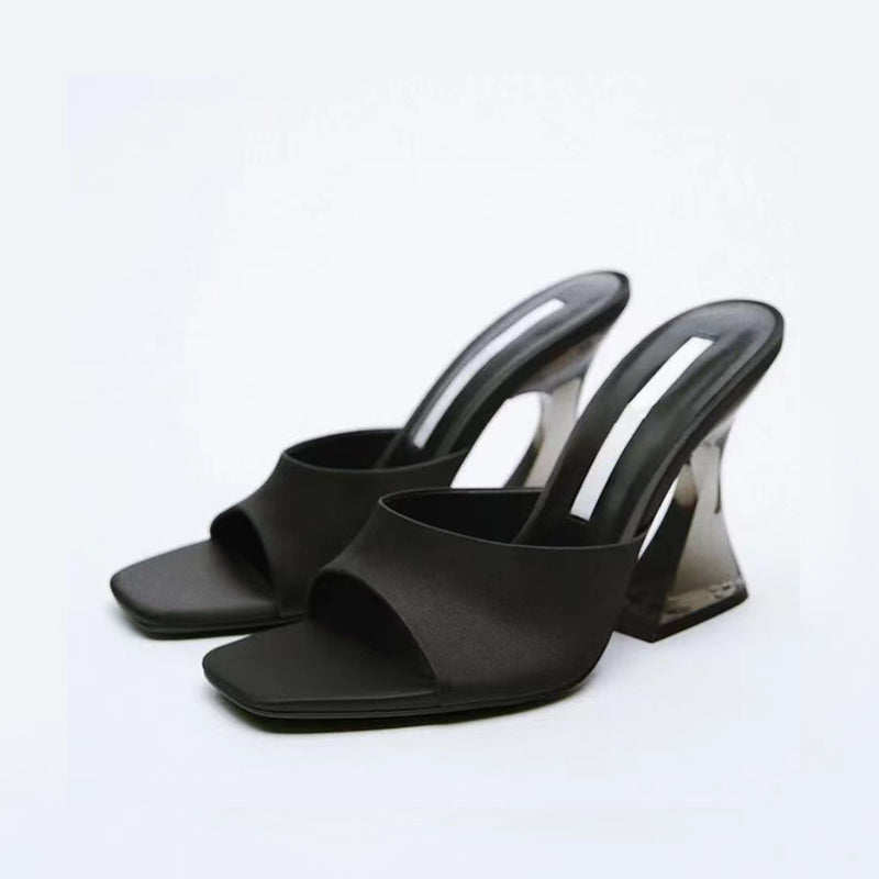 Open Toe High Heel Sandals - Luxe4Everyday Black / 36(US5) Shoes