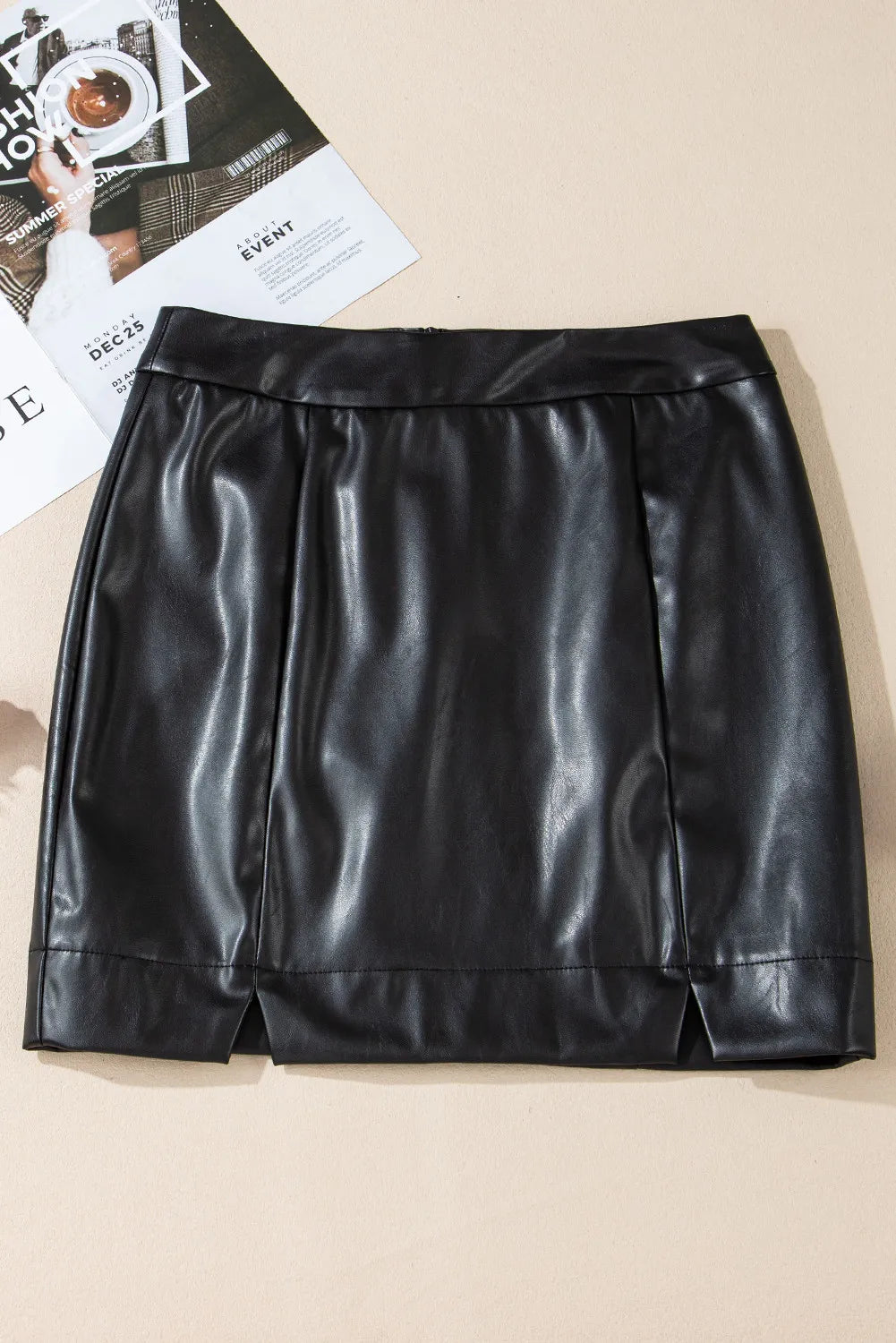 PU Leather Mini Skirt - Luxe4Everyday Skirts