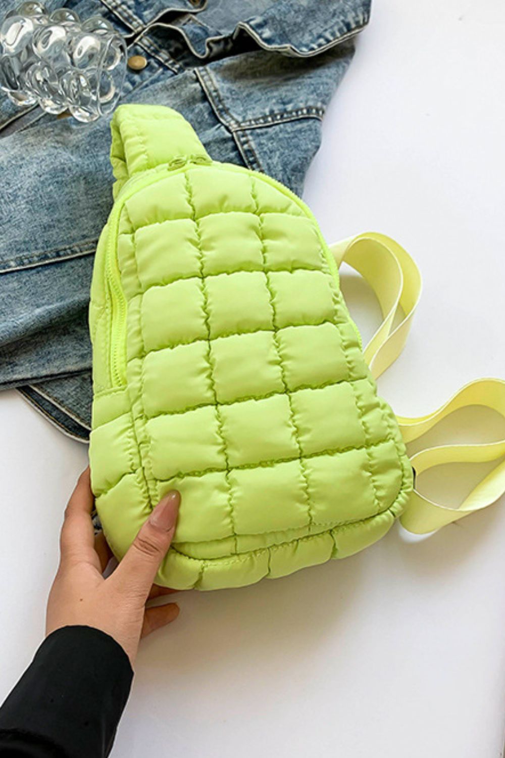 Quilted Nylon Crossbody Bag - Luxe4Everyday Bags