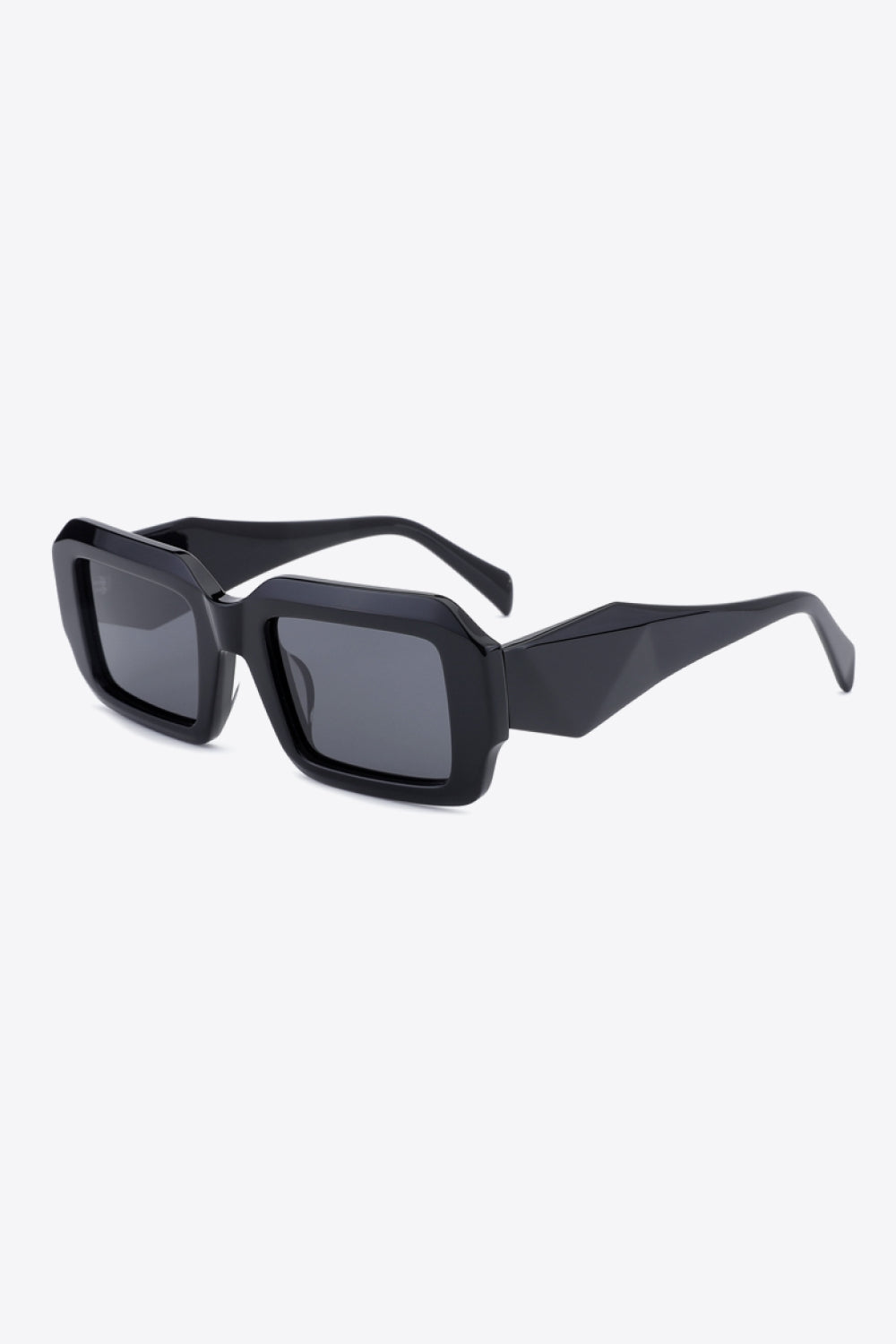 Rectangle TAC Polarization Lens Full Rim Sunglasses - Luxe4Everyday Black / One Size sunglasses