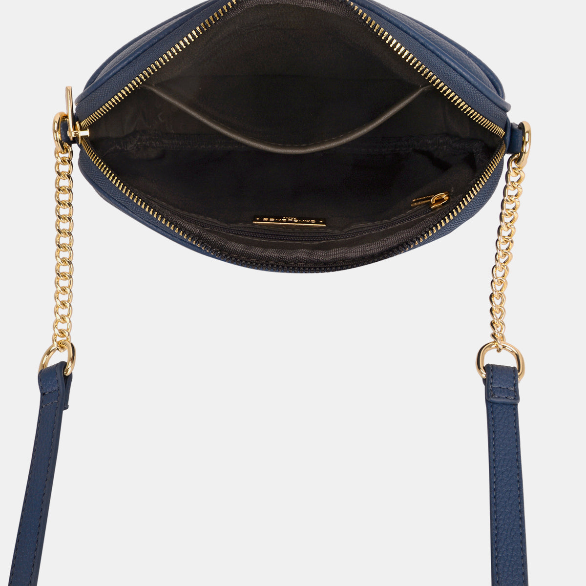 David Jones Chain Detail Small Crossbody Bag - Luxe4Everyday Navy / One Size Crossbody Bag