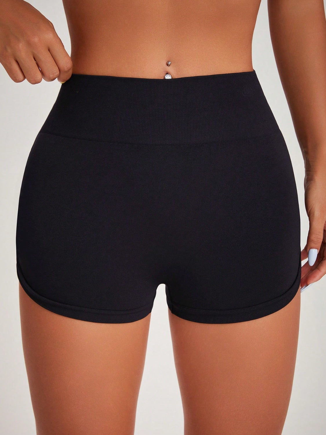 High Waist Active Shorts - Luxe4Everyday Black / S Acivewear