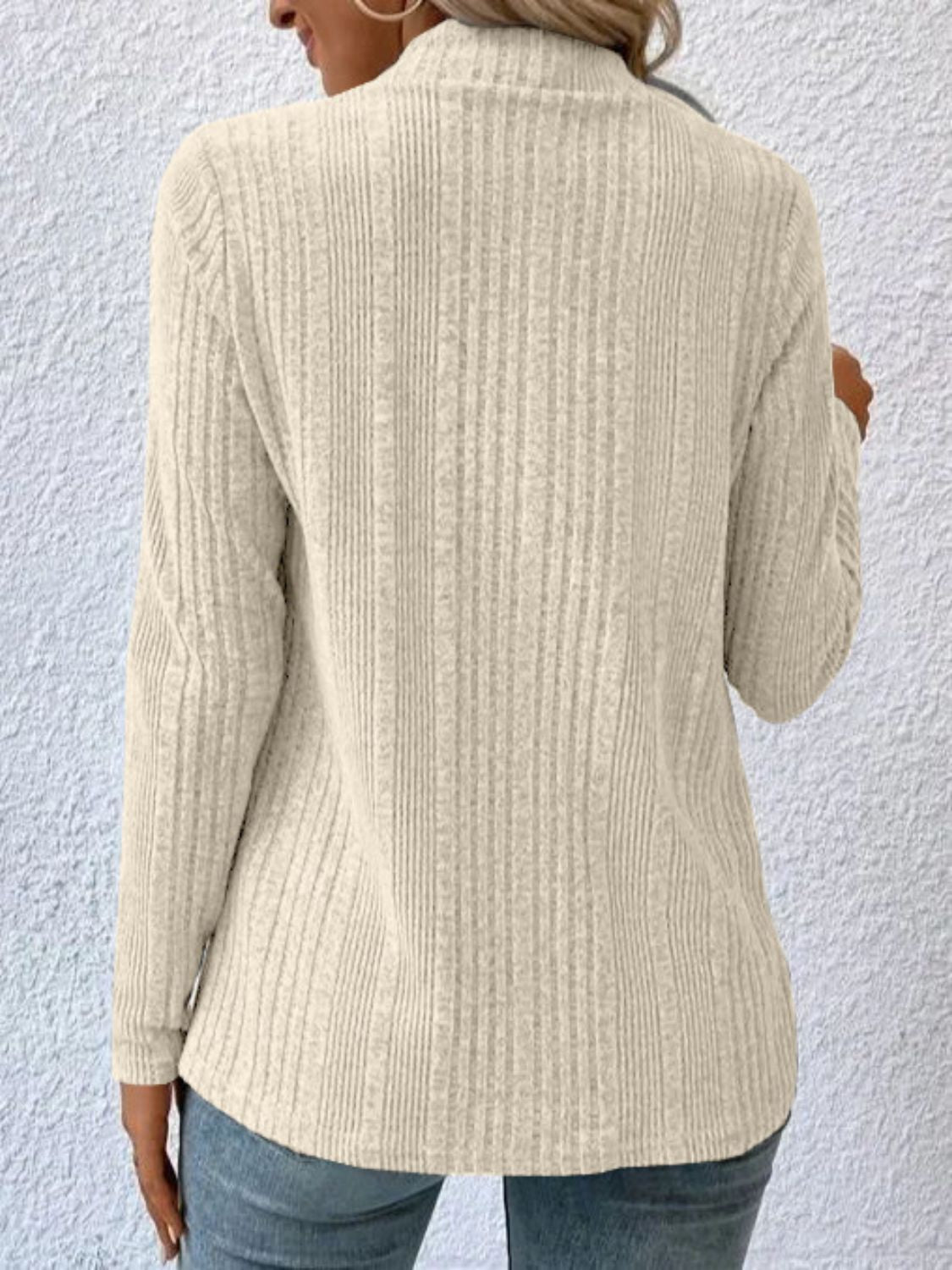 Open Front Long Sleeve Cardigan - Luxe4Everyday Sweater