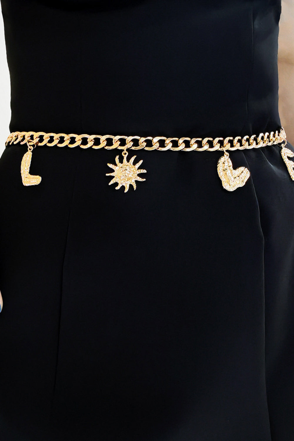 LOVE Alloy Belt - Luxe4Everyday Gold / One Size Belt