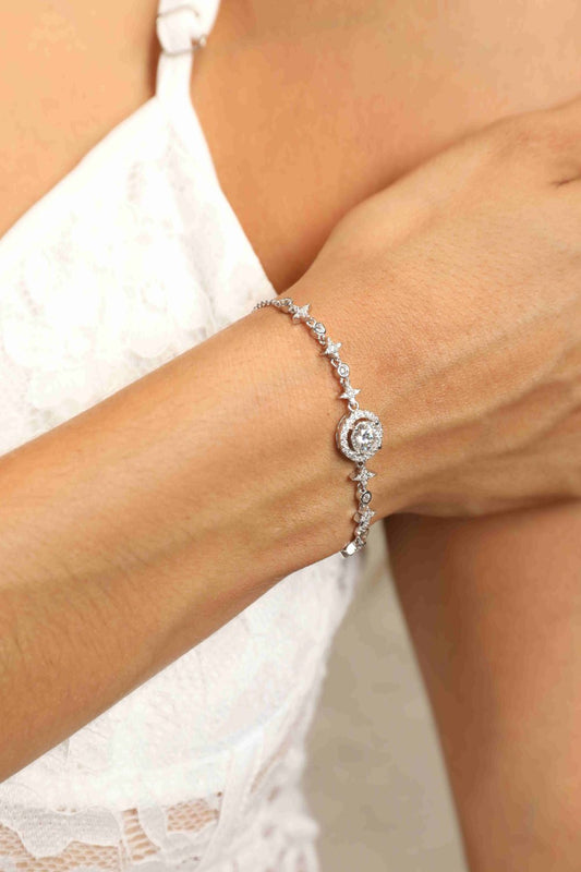 Adored Show You The Way Moissanite Bracelet - Luxe4Everyday Silver / One Size Bracelet