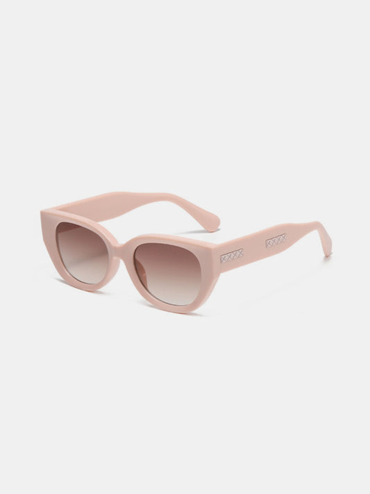 Cat Eye Polycarbonate Frame Sunglasses - Luxe4Everyday Blush Pink / One Size Sunglasses