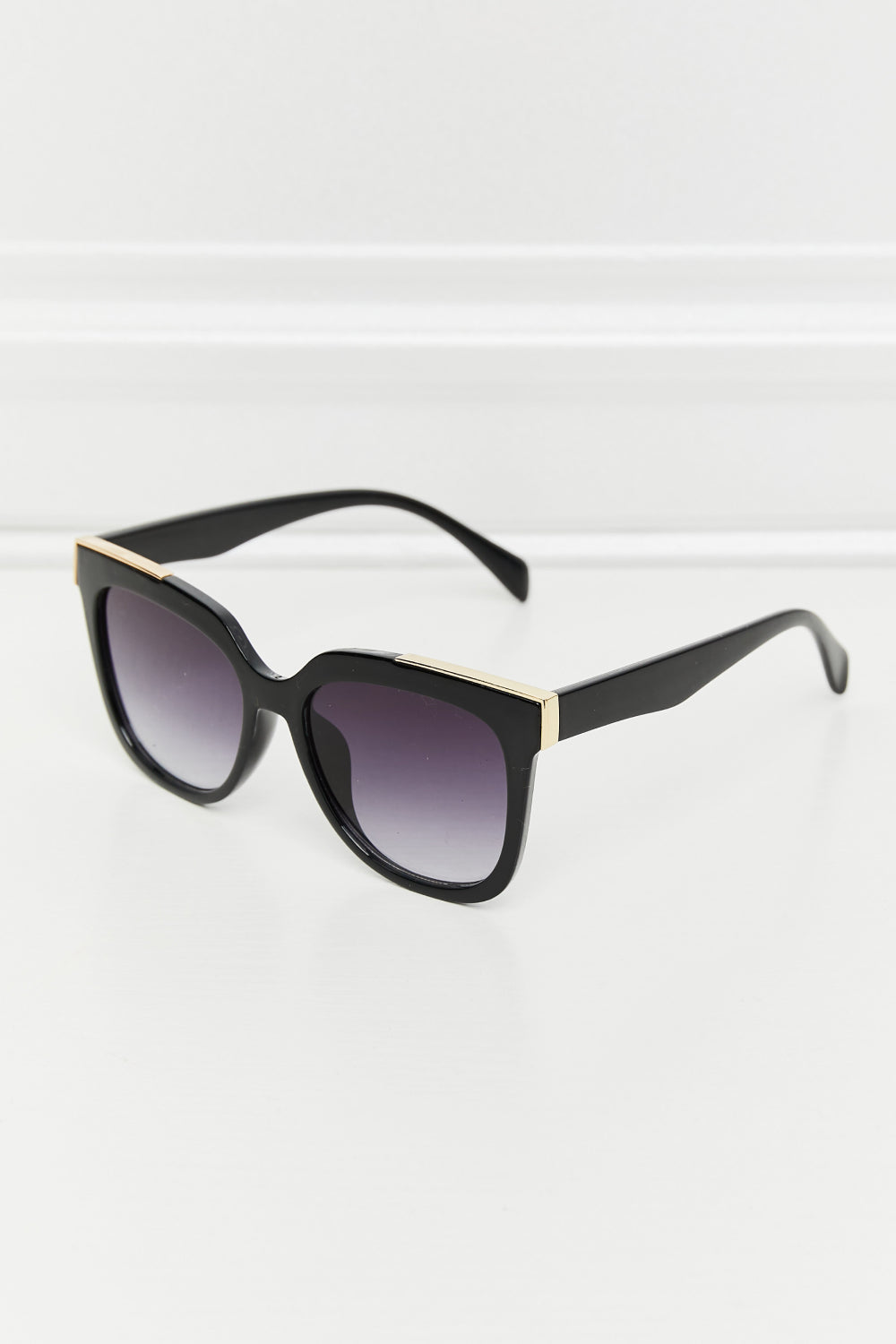 Acetate Lens Full Rim Sunglasses - Luxe4Everyday Black / One Size sunglasses