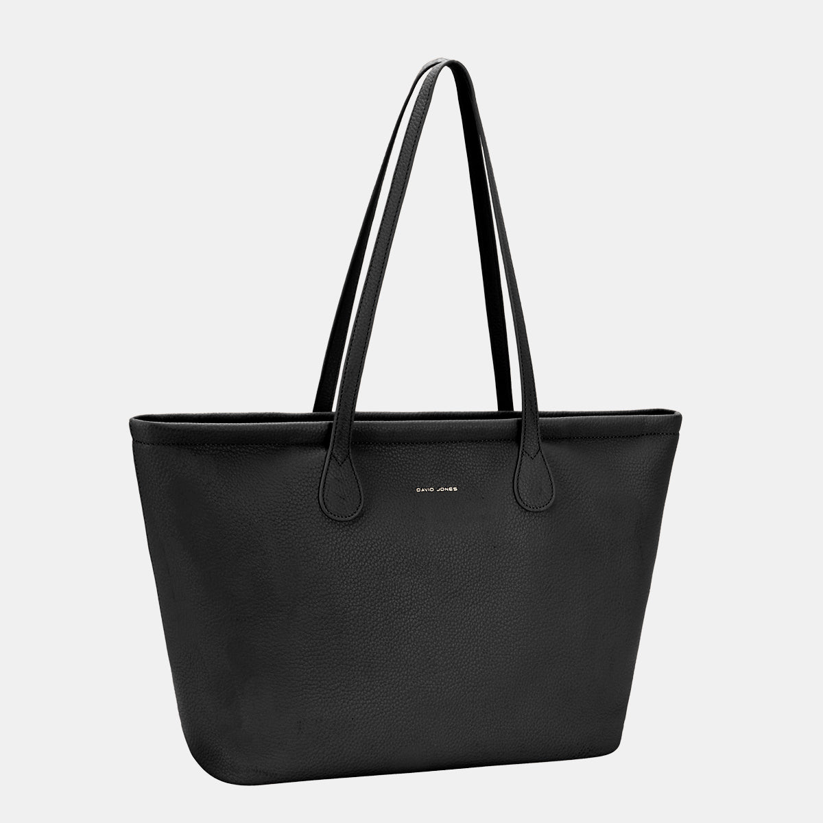 David Jones PU Leather Tote Bag - Luxe4Everyday Black / One Size Bags