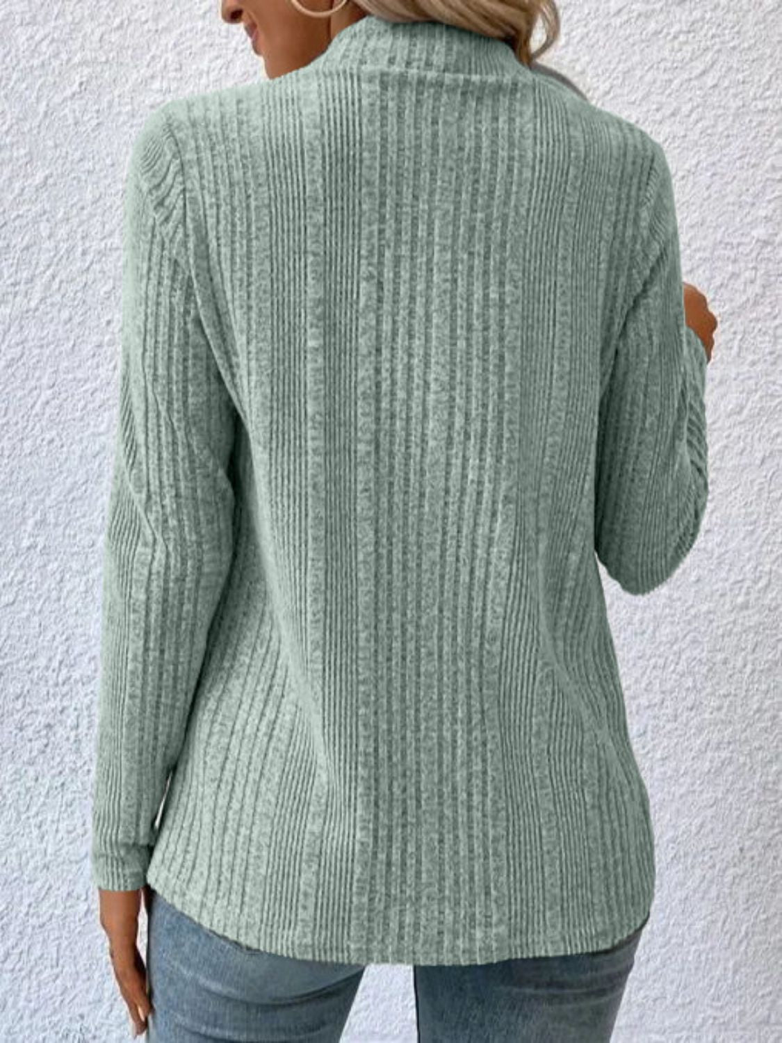 Open Front Long Sleeve Cardigan - Luxe4Everyday Sweater