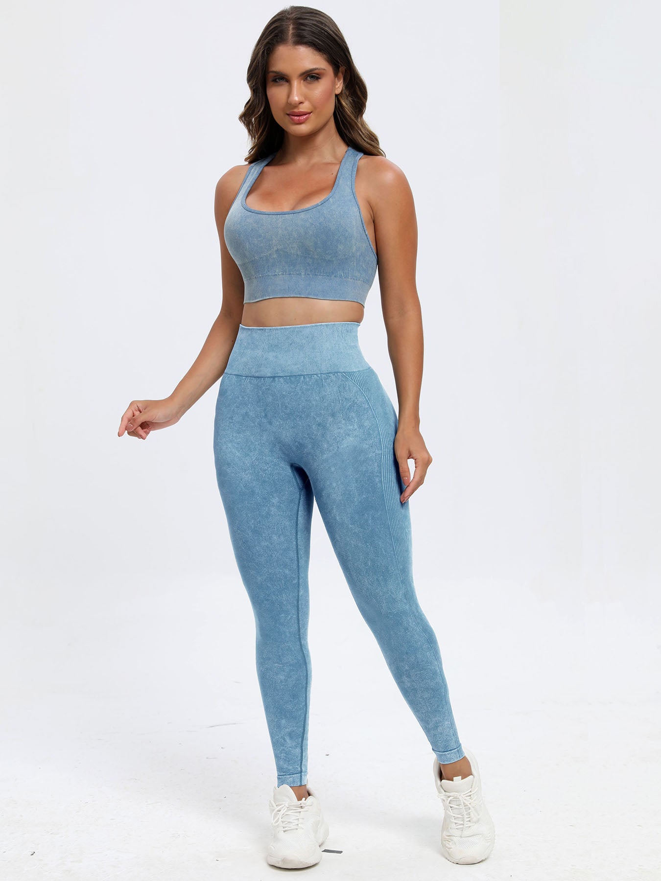 Scoop Neck Wide Strap Top and Pants Active Set - Luxe4Everyday Activewear