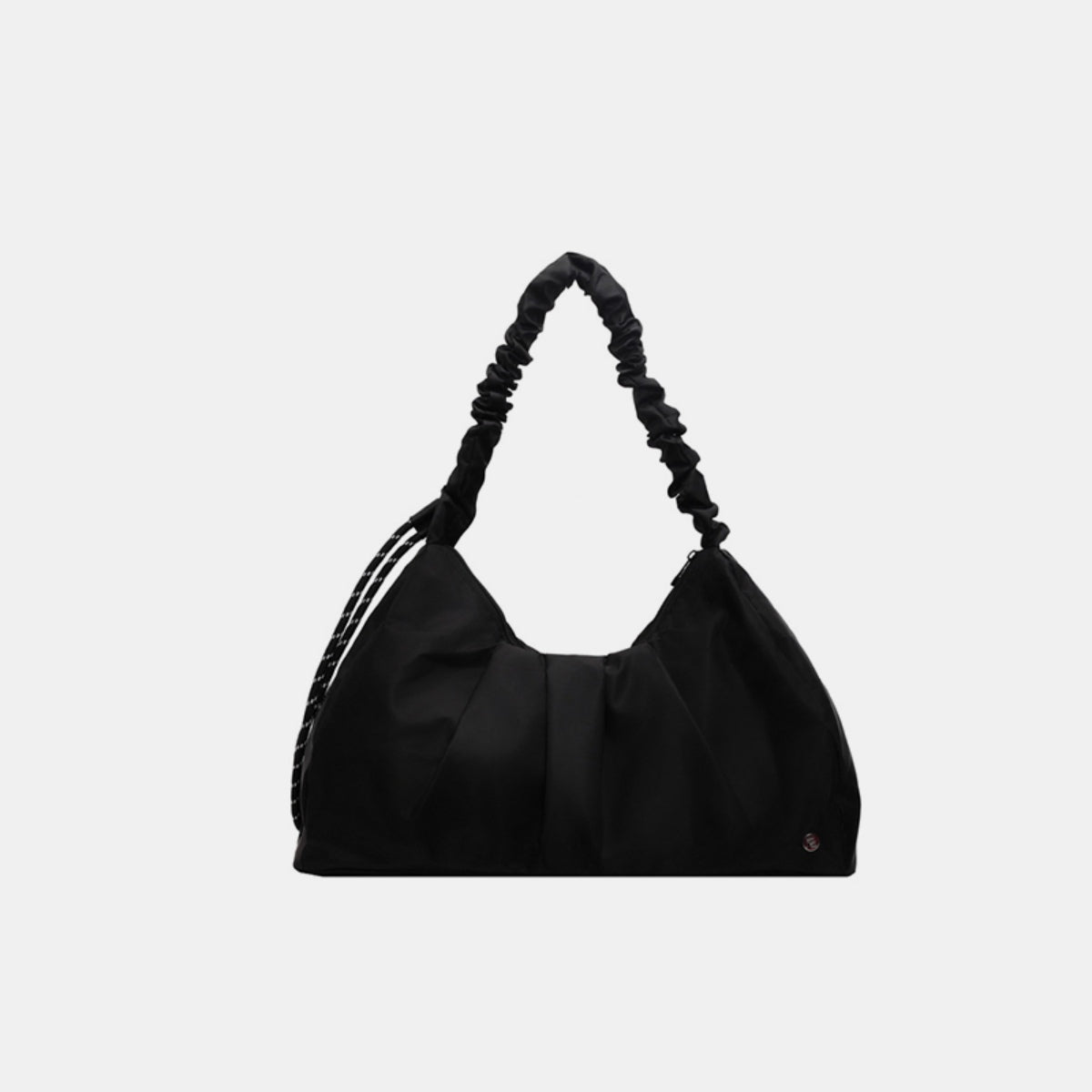 Ruched Large Tote Bag - Luxe4Everyday Black / One Size Bags