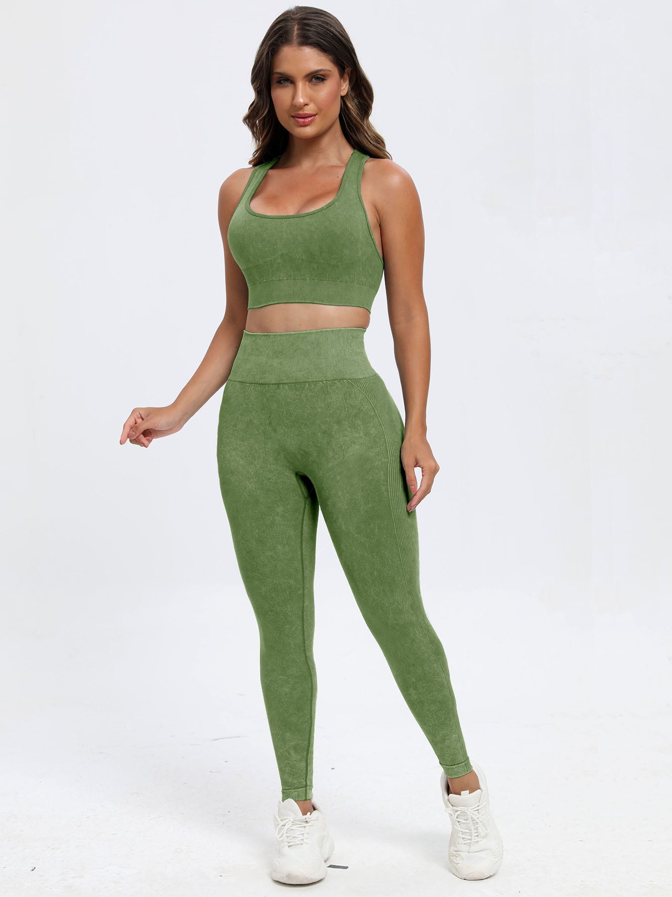 Scoop Neck Wide Strap Top and Pants Active Set - Luxe4Everyday Activewear