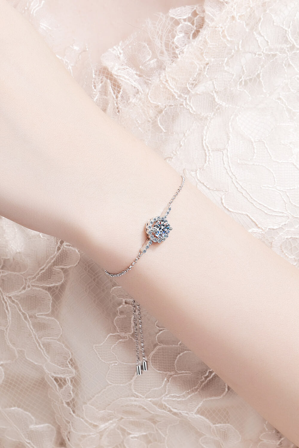 1 Carat Moissanite Chain Bracelet - Luxe4Everyday Bracelet