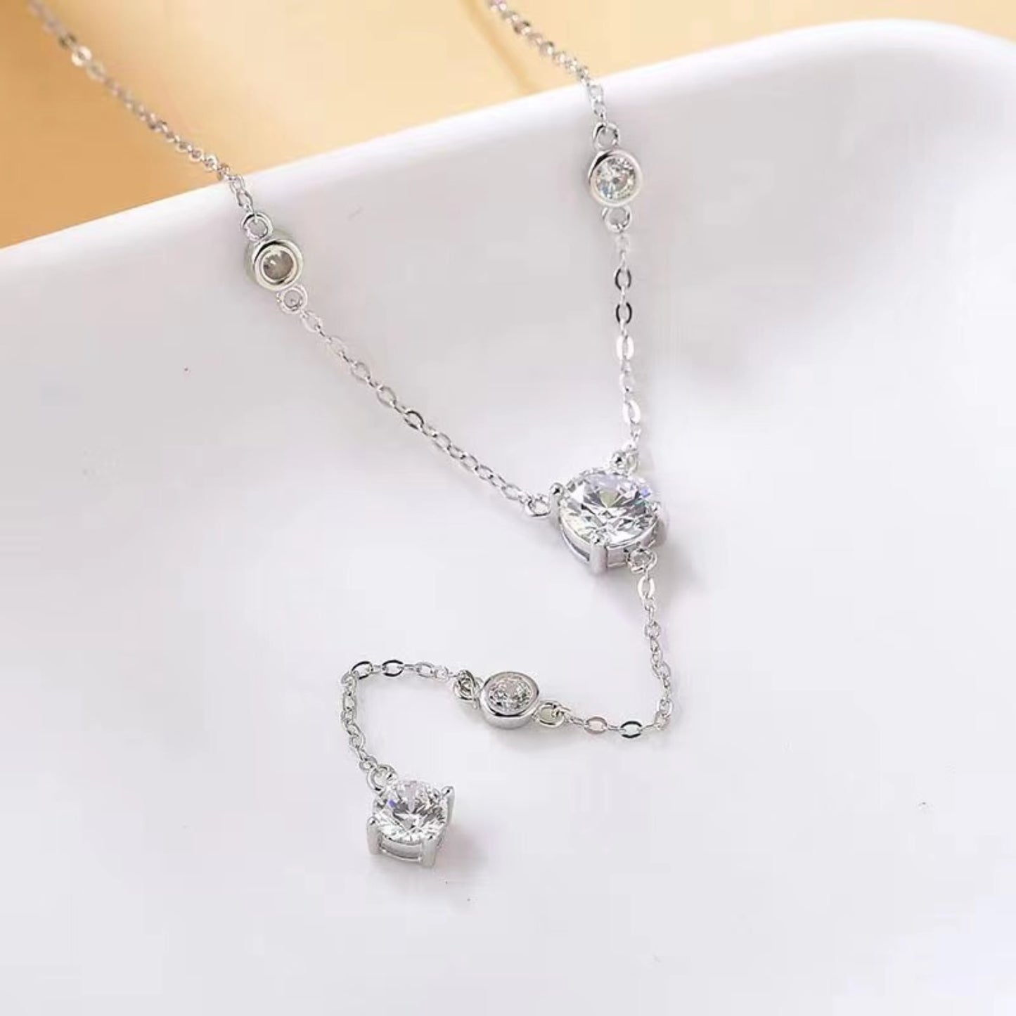 1.5 Carat Moissanite 925 Sterling Silver Necklace - Luxe4Everyday Necklace