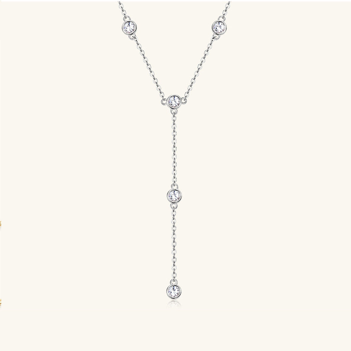 1.1 Carat Moissanite 925 Sterling Silver Necklace - Luxe4Everyday Silver / One Size Necklace