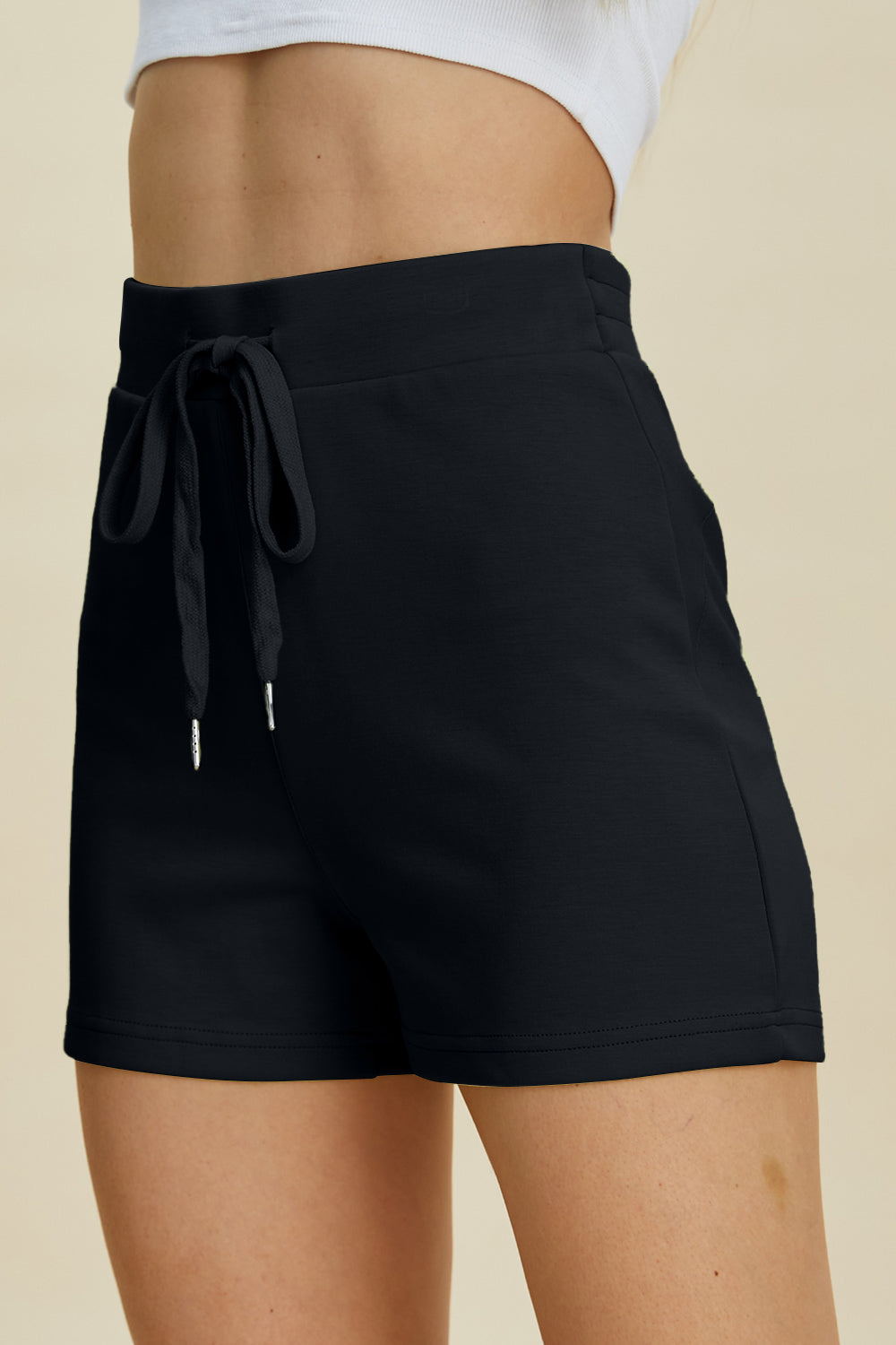 Basic Bae Full Size Air Scuba Drawstring High Waist Shorts - Luxe4Everyday Shorts